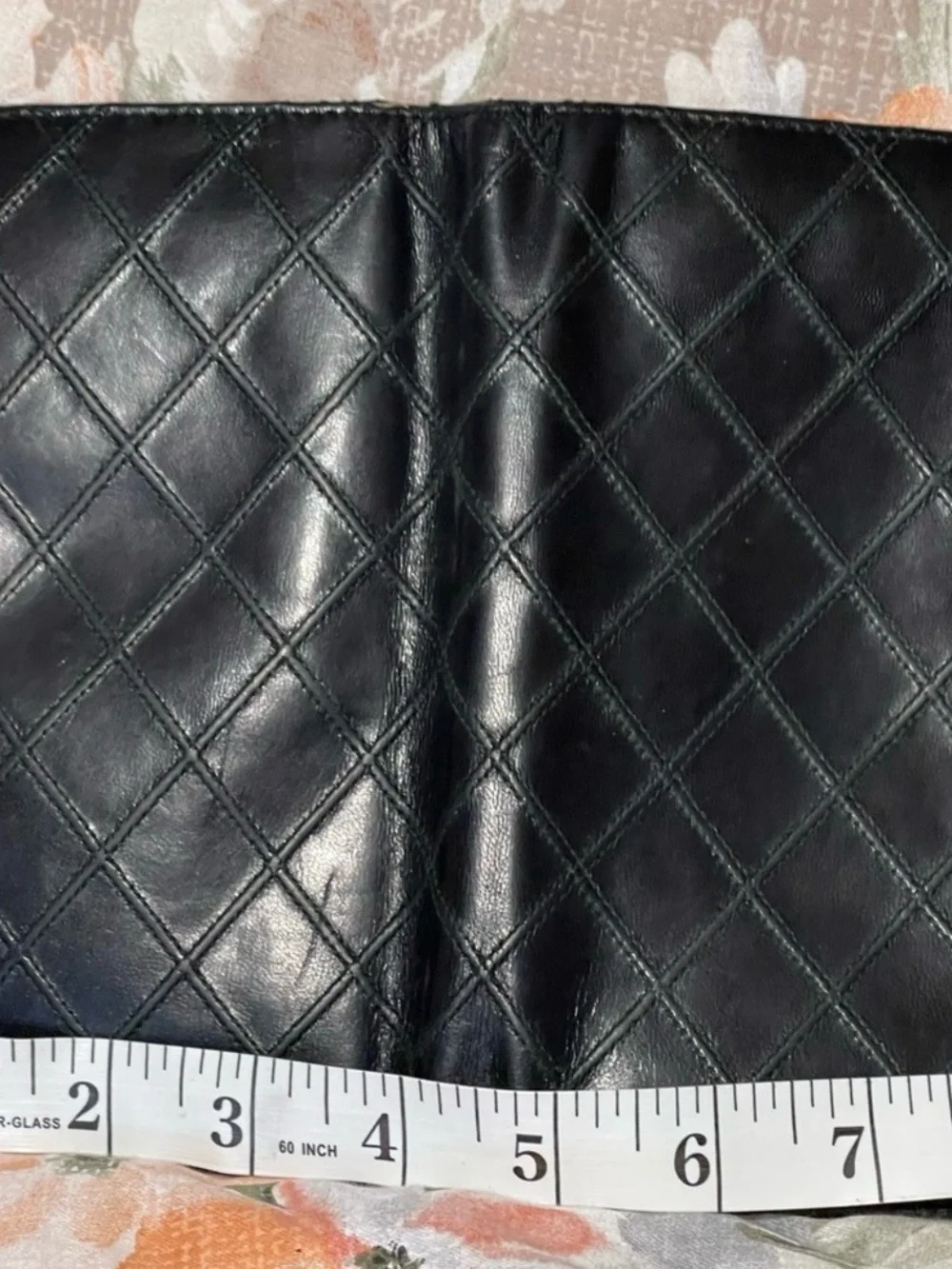 CHANEL Black Quilted Leather Long Wallet with Silver CC Accent